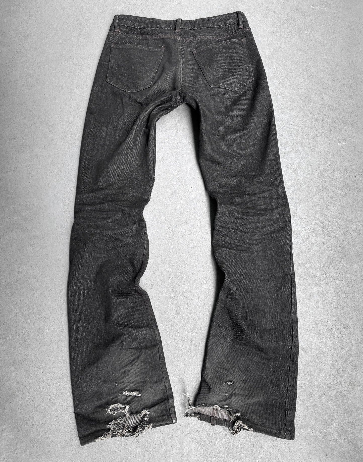 RipVanWinkle Early 00s Grey Flare Bootcut Denim