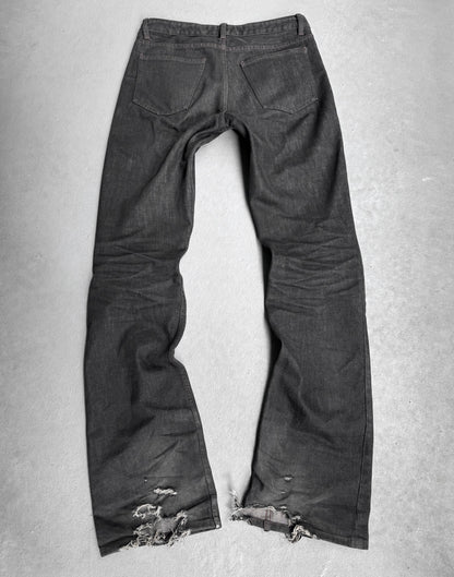 RipVanWinkle Early 00s Grey Flare Bootcut Denim