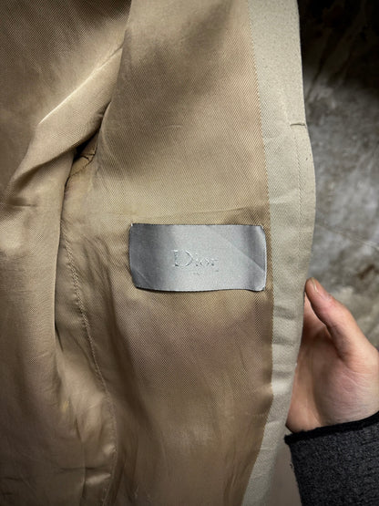 DIOR HOMME by Kris Van Assche SS08 Beige Cropped Utility Jacket detail | DRIEW GARMENTS