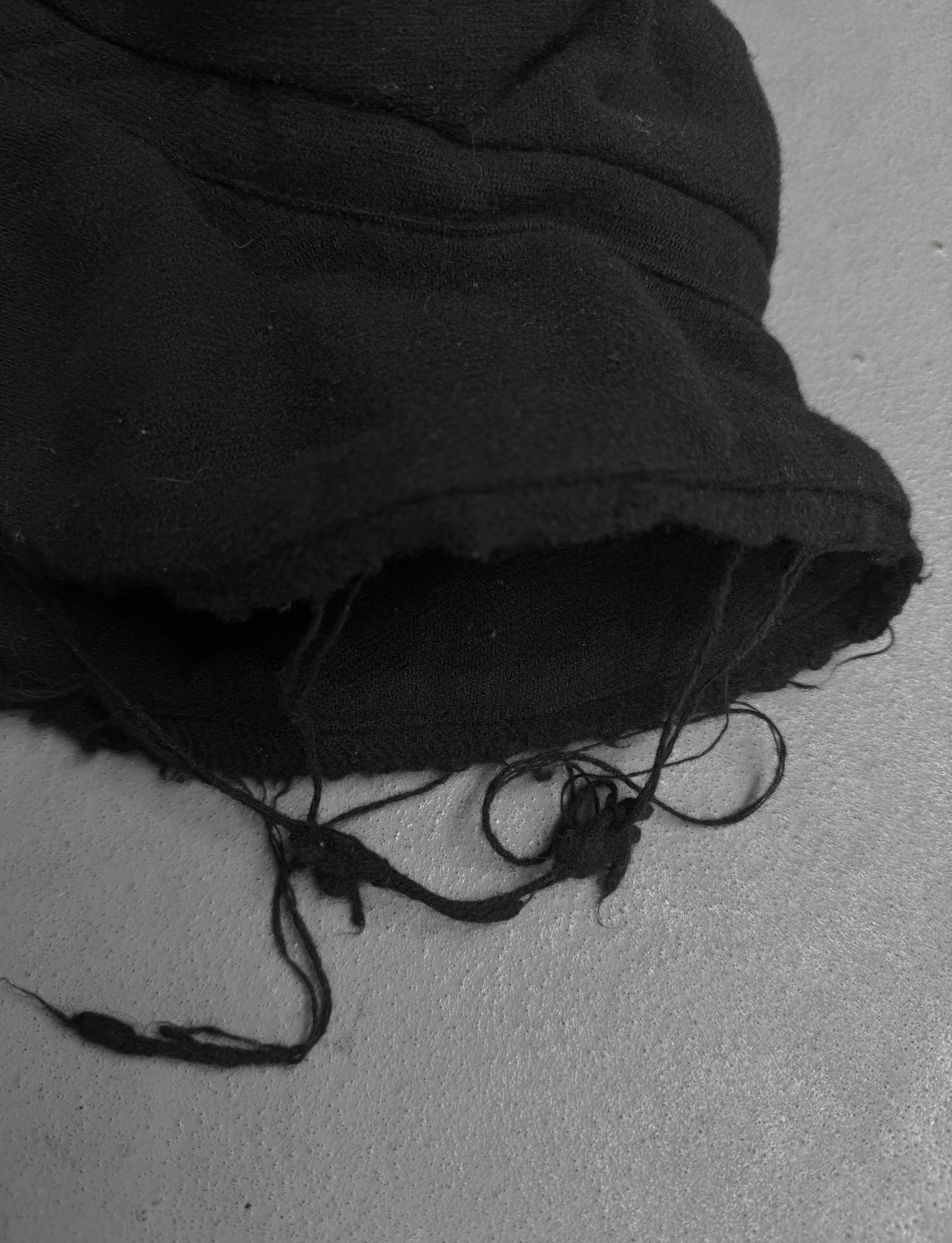 Junya Watanabe x SEPT BLEUS AW03 Distressed Wool Bucket Hat