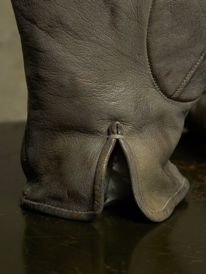 Carol Christian Poell 'AM/2459 ROOMS-PTC/036' Object-dyed Rubber Drip Leather Gloves