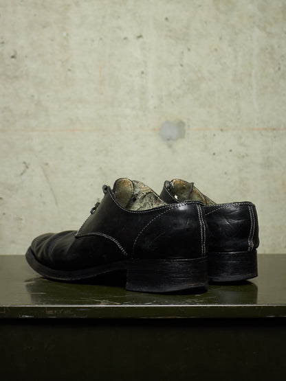 Carol Christian Poell 00s 'AM/2600L CORS-PTC/010' Object-dyed Bipolar Horse Leather Derbies