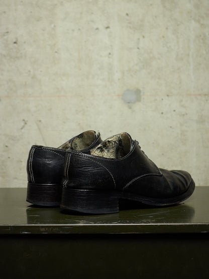Carol Christian Poell 00s 'AM/2600L CORS-PTC/010' Object-dyed Bipolar Horse Leather Derbies