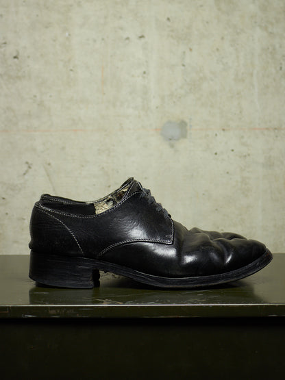 Carol Christian Poell 00s 'AM/2600L CORS-PTC/010' Object-dyed Bipolar Horse Leather Derbies