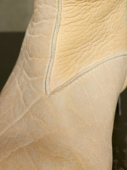 Carol Christian Poell ‘AM/2061L BIUS-PTC/1’ Object-dyed Bison Leather Tornado Zip Boots