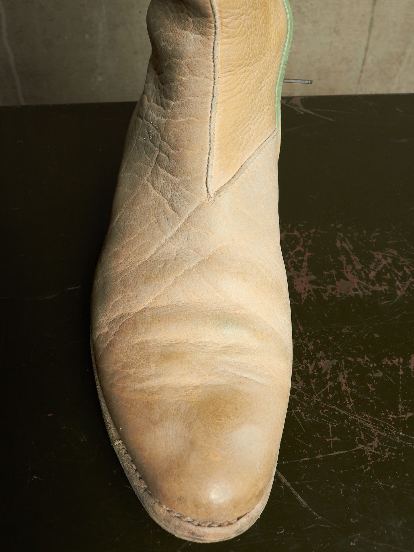 Carol Christian Poell ‘AM/2061L BIUS-PTC/1’ Object-dyed Bison Leather Tornado Zip Boots
