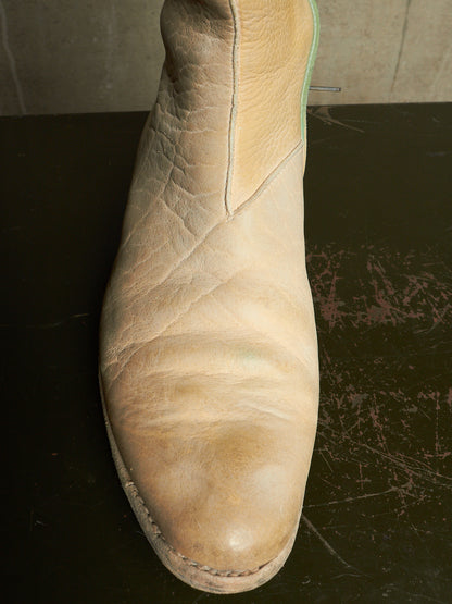 Carol Christian Poell ‘AM/2061L BIUS-PTC/1’ Object-dyed Bison Leather Tornado Zip Boots