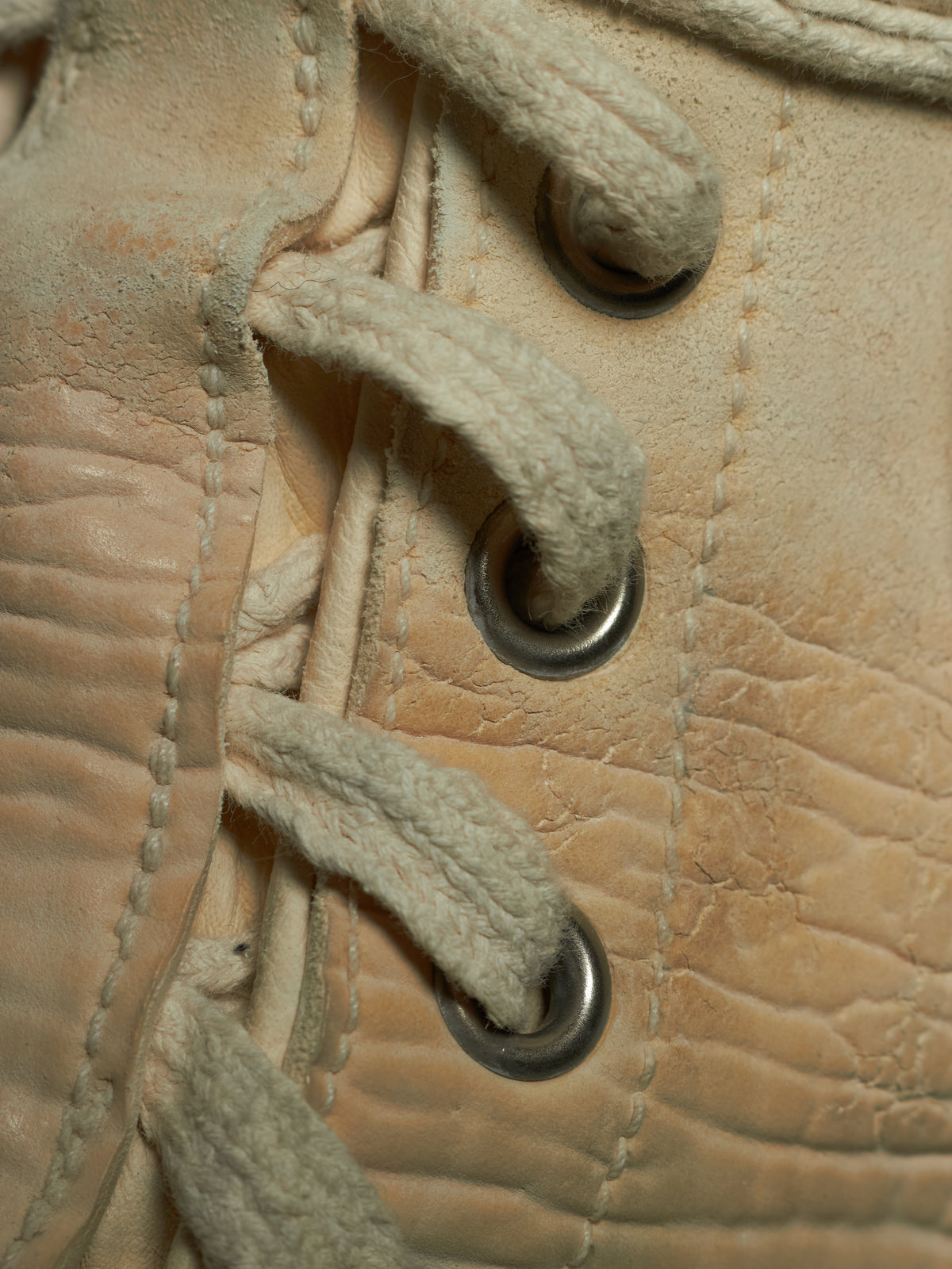 Carol Christian Poell 'AM/2684 CUBS-PTC/01' Object Dyed One-Piece Shell Cordovan Leather Prosthetic Ankle Rubber Drip Work Boot
