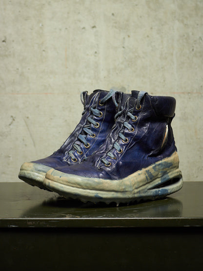 Carol Christian Poell ‘AM/2685P ROOMS-PTC/16’ Object-dyed Kangaroo Leather Titanium Prosthetic U-sole Drip Sneakers