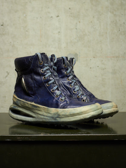 Carol Christian Poell ‘AM/2685P ROOMS-PTC/16’ Object-dyed Kangaroo Leather Titanium Prosthetic U-sole Drip Sneakers