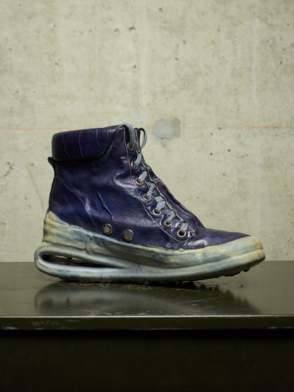 Carol Christian Poell ‘AM/2685P ROOMS-PTC/16’ Object-dyed Kangaroo Leather Titanium Prosthetic U-sole Drip Sneakers