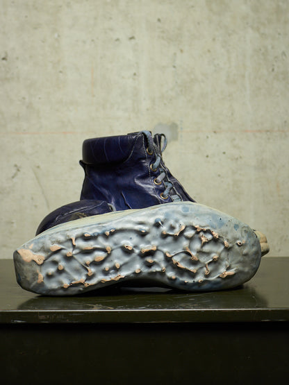 Carol Christian Poell ‘AM/2685P ROOMS-PTC/16’ Object-dyed Kangaroo Leather Titanium Prosthetic U-sole Drip Sneakers