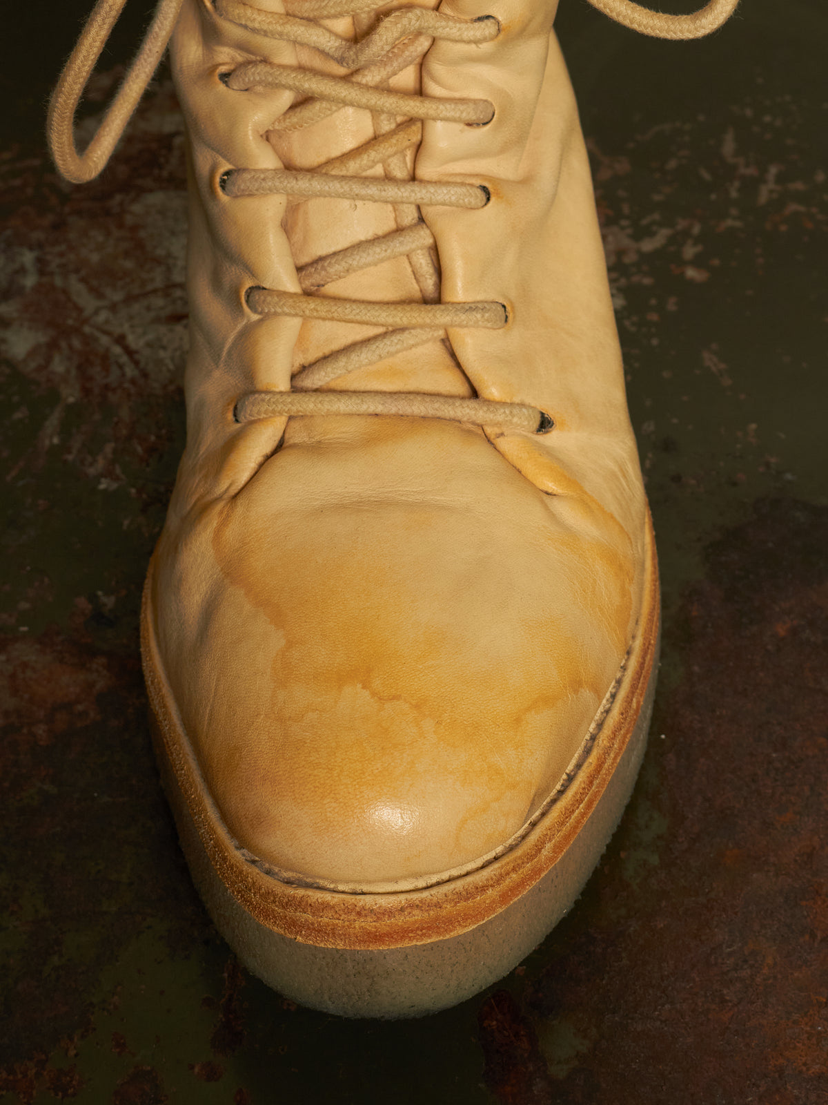 Carol Christian Poell 'AM/2609-IN CORS-PTC/03' Portable Paper Dart Officer Combat Boots