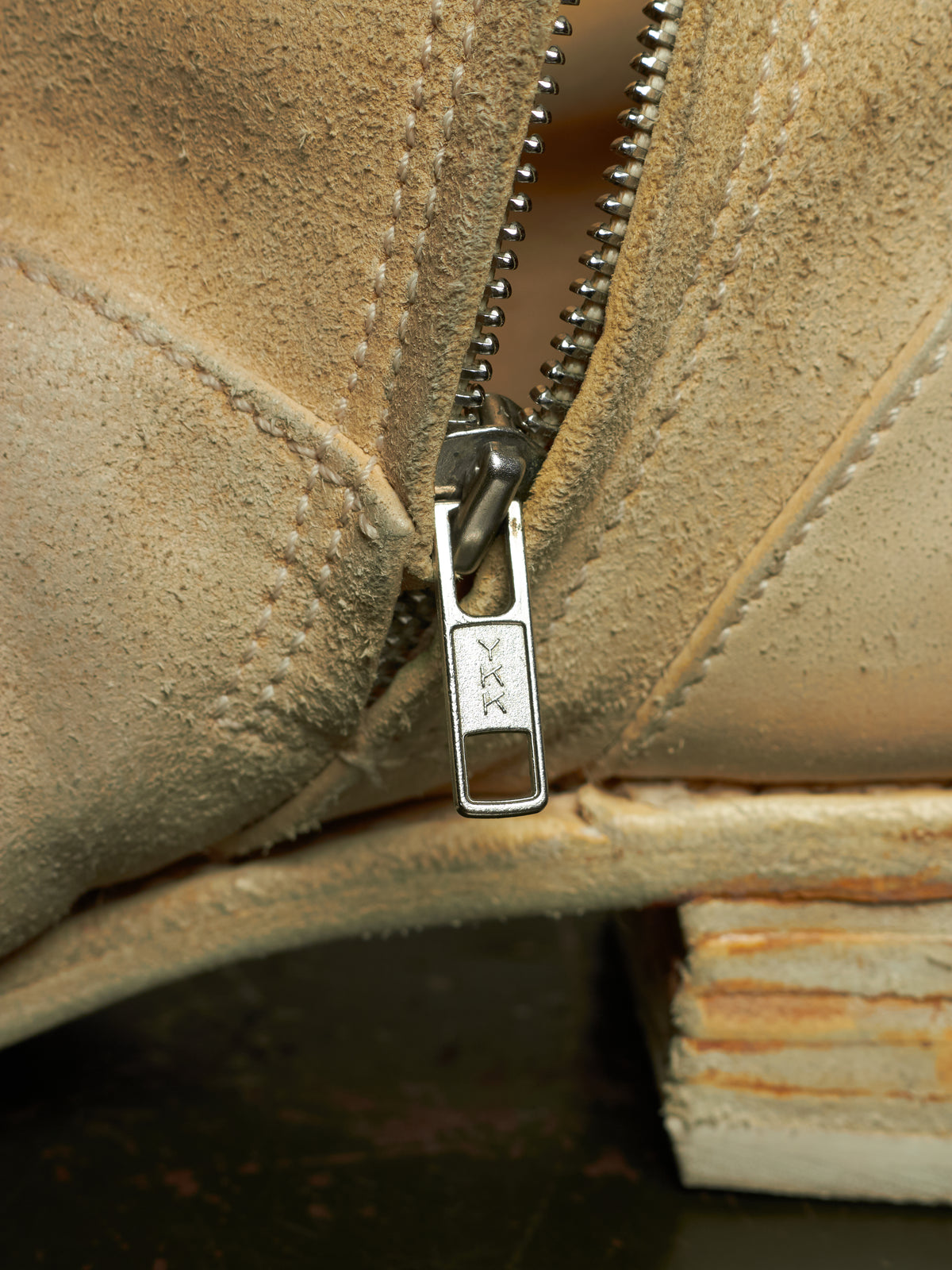 Carol Christian Poell AW05 "On Demand" Reverse Horse Leather Side Zip Boots