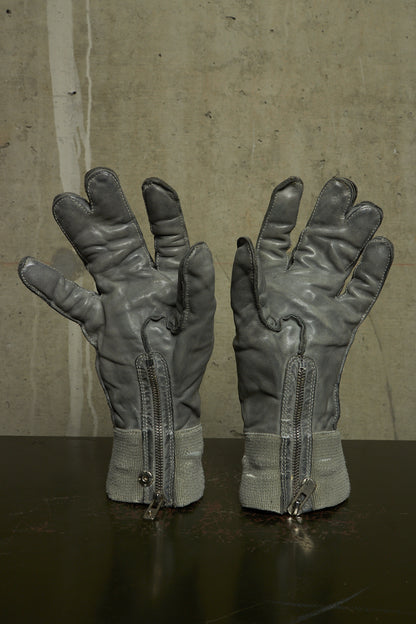 Carol Christian Poell Early 2000s ‘AM/2593 CORS-PTC/19’ Object-dyed Horse Leather Syndactyly Hands Gloves