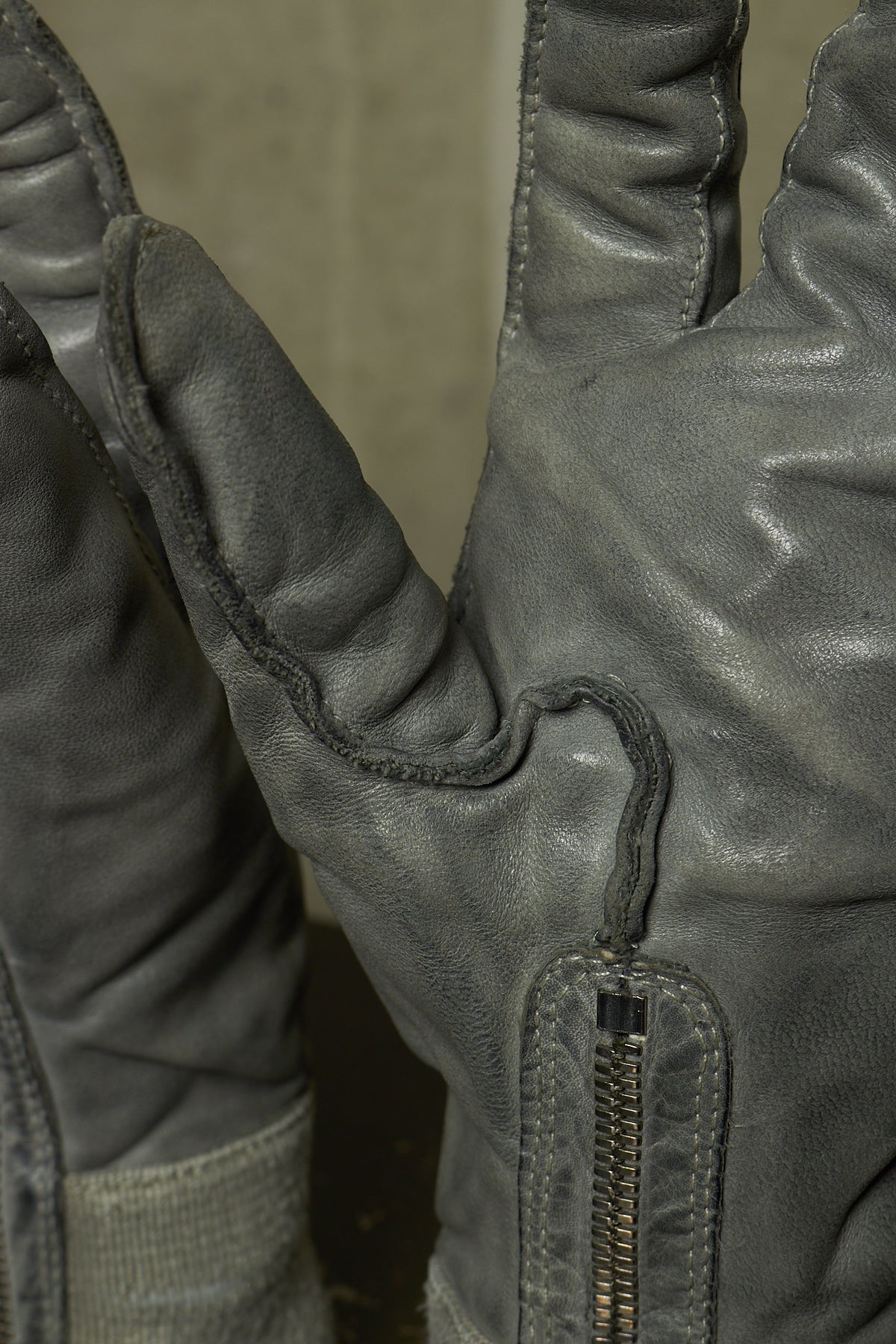 Carol Christian Poell Early 2000s ‘AM/2593 CORS-PTC/19’ Object-dyed Horse Leather Syndactyly Hands Gloves
