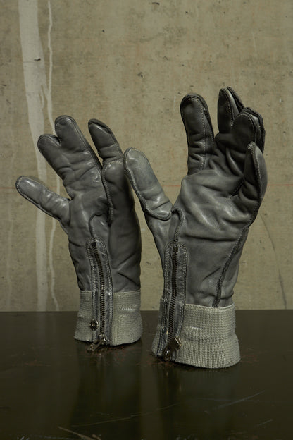 Carol Christian Poell Early 2000s ‘AM/2593 CORS-PTC/19’ Object-dyed Horse Leather Syndactyly Hands Gloves
