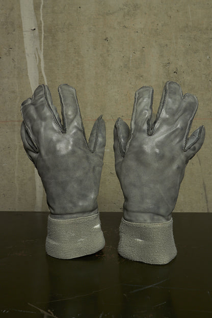 Carol Christian Poell Early 2000s ‘AM/2593 CORS-PTC/19’ Object-dyed Horse Leather Syndactyly Hands Gloves