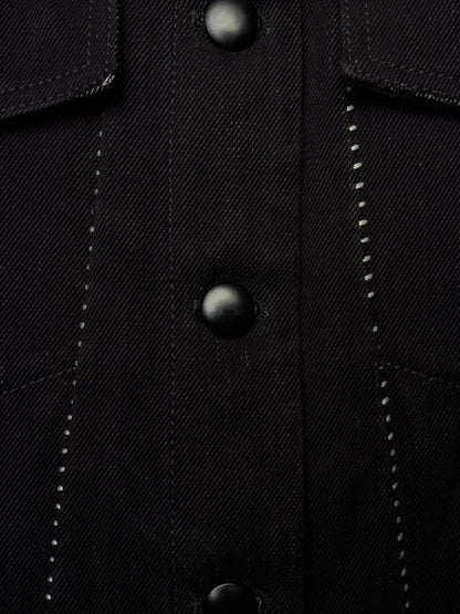 Carol Christian Poell FE-MALE 'JF/0928-IN KITBW/101' Overlock Dead-End Denim Trucker Jacket