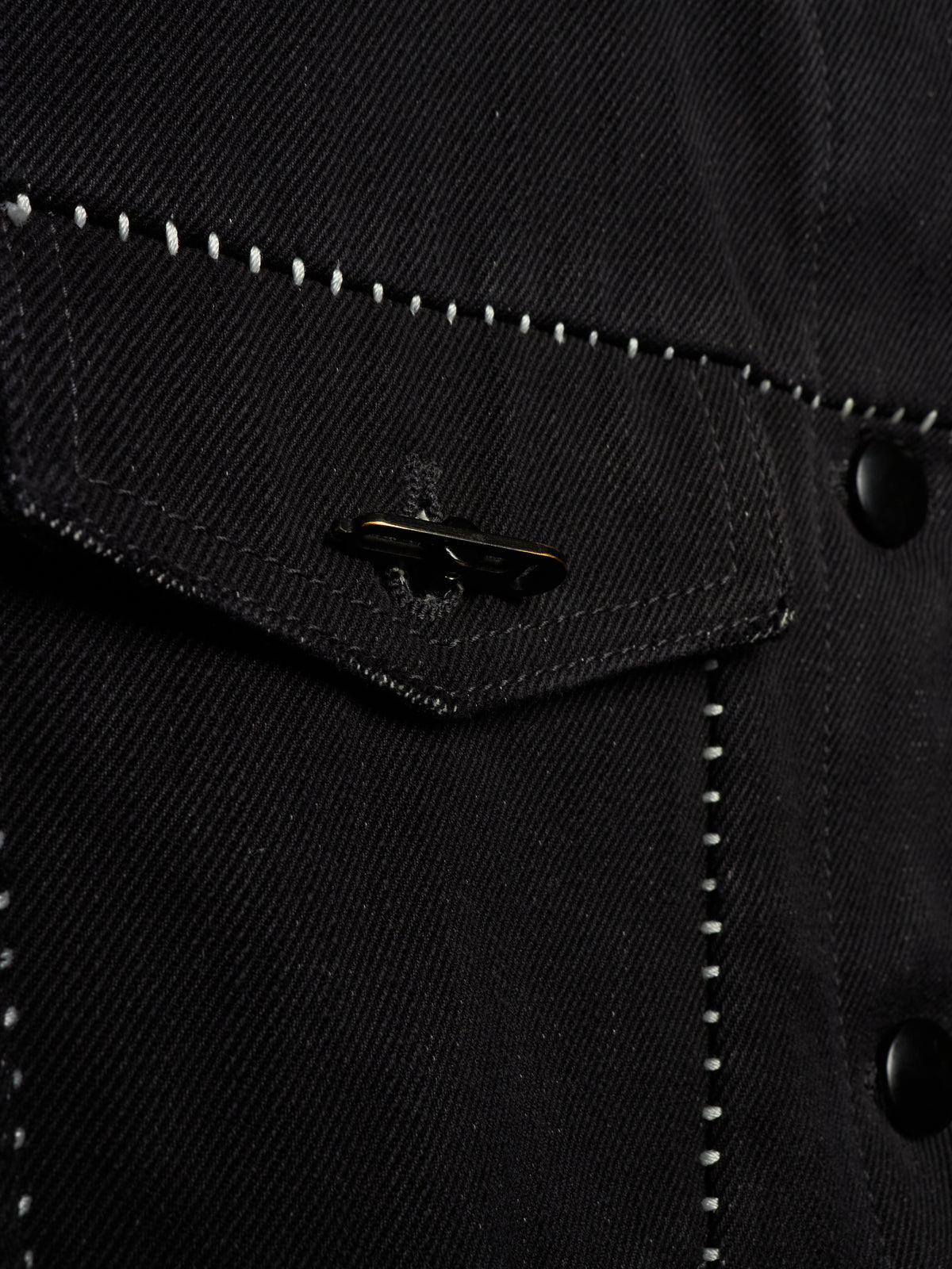 Carol Christian Poell FE-MALE 'JF/0928-IN KITBW/101' Overlock Dead-End Denim Trucker Jacket