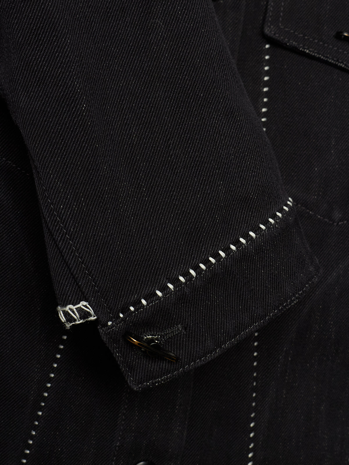 Carol Christian Poell FE-MALE 'JF/0928-IN KITBW/101' Overlock Dead-End Denim Trucker Jacket