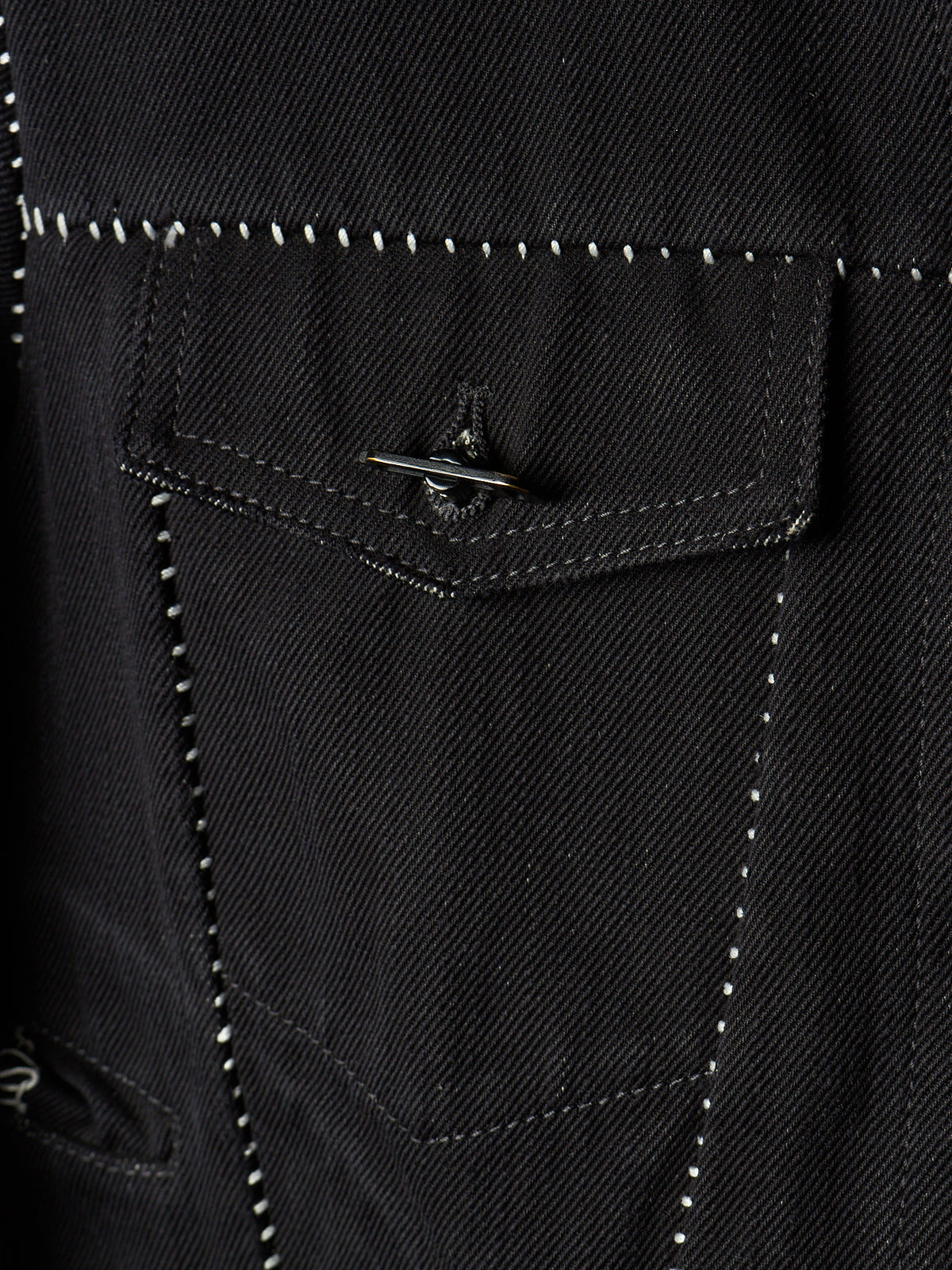 Carol Christian Poell FE-MALE 'JF/0928-IN KITBW/101' Overlock Dead-End Denim Trucker Jacket