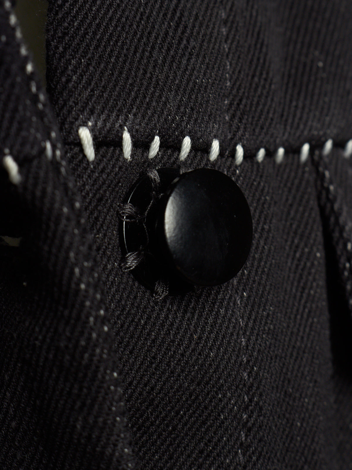 Carol Christian Poell FE-MALE 'JF/0928-IN KITBW/101' Overlock Dead-End Denim Trucker Jacket
