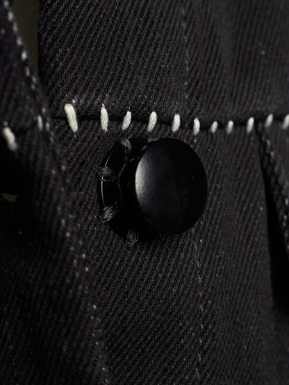 Carol Christian Poell FE-MALE 'JF/0928-IN KITBW/101' Overlock Dead-End Denim Trucker Jacket