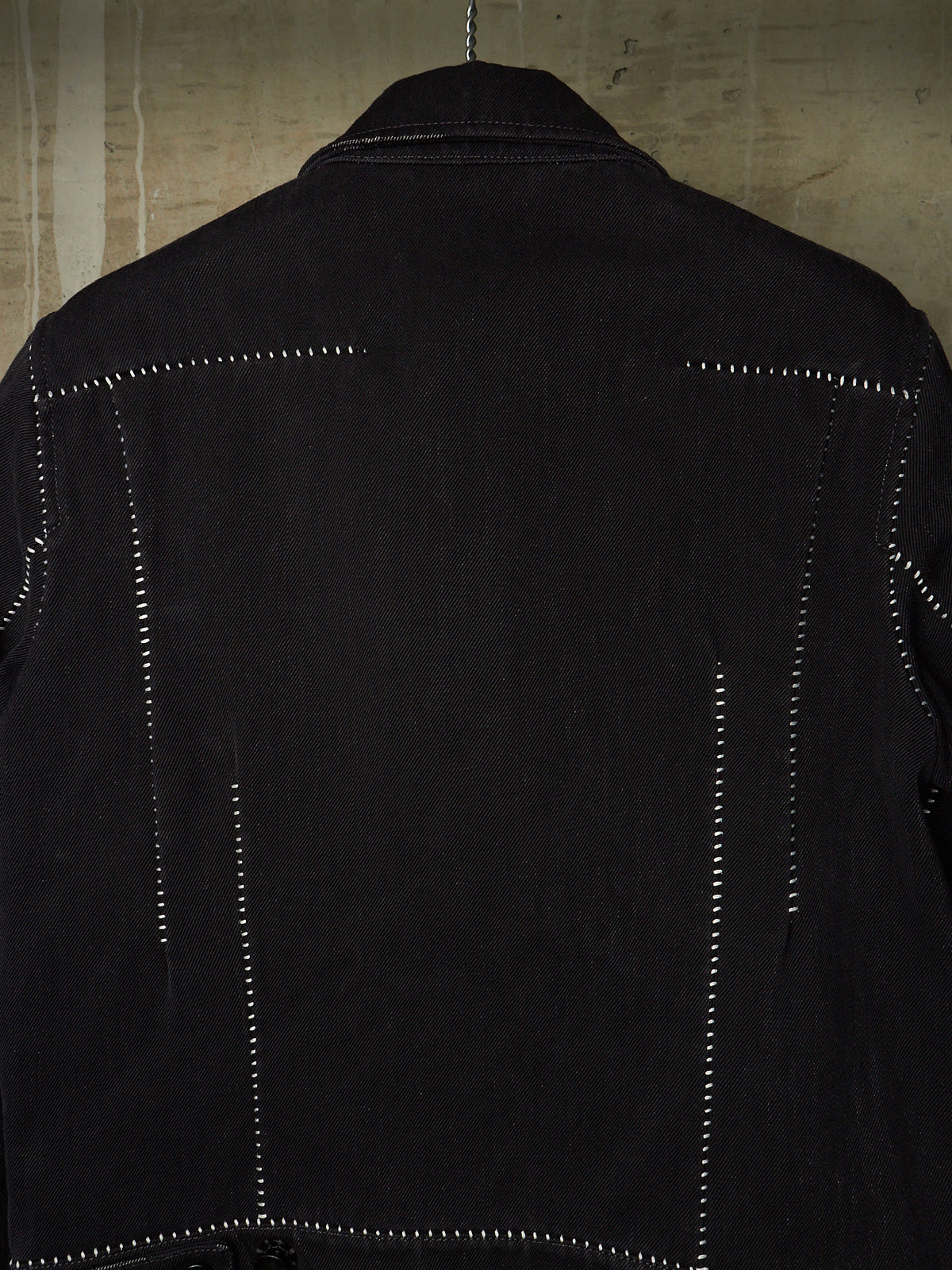 Carol Christian Poell FE-MALE 'JF/0928-IN KITBW/101' Overlock Dead-End Denim Trucker Jacket