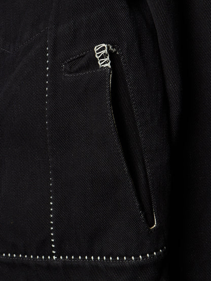 Carol Christian Poell FE-MALE 'JF/0928-IN KITBW/101' Overlock Dead-End Denim Trucker Jacket