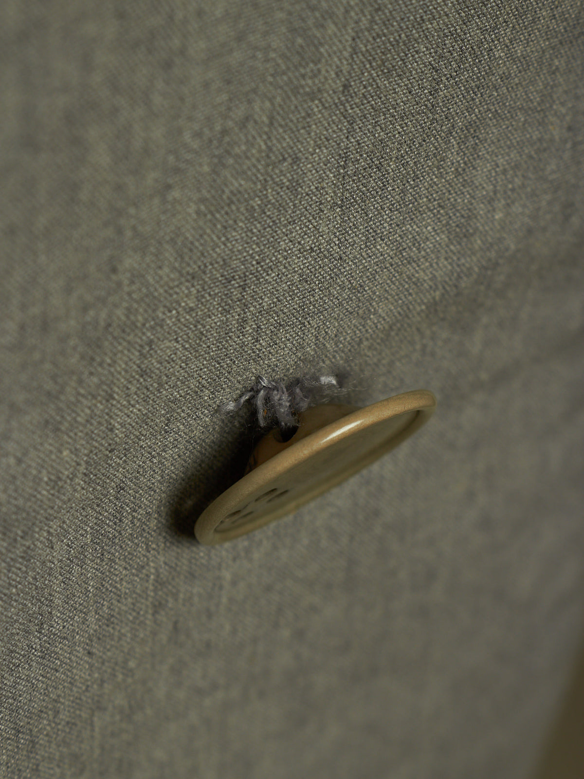 Carol Christian Poell 'GM/2622B CORAWO/7' Grey Visible Meltlock Unlined Dead-End Long Blazer