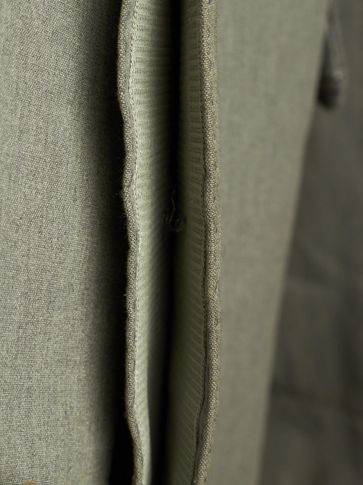 Carol Christian Poell 'GM/2622B CORAWO/7' Grey Visible Meltlock Unlined Dead-End Long Blazer
