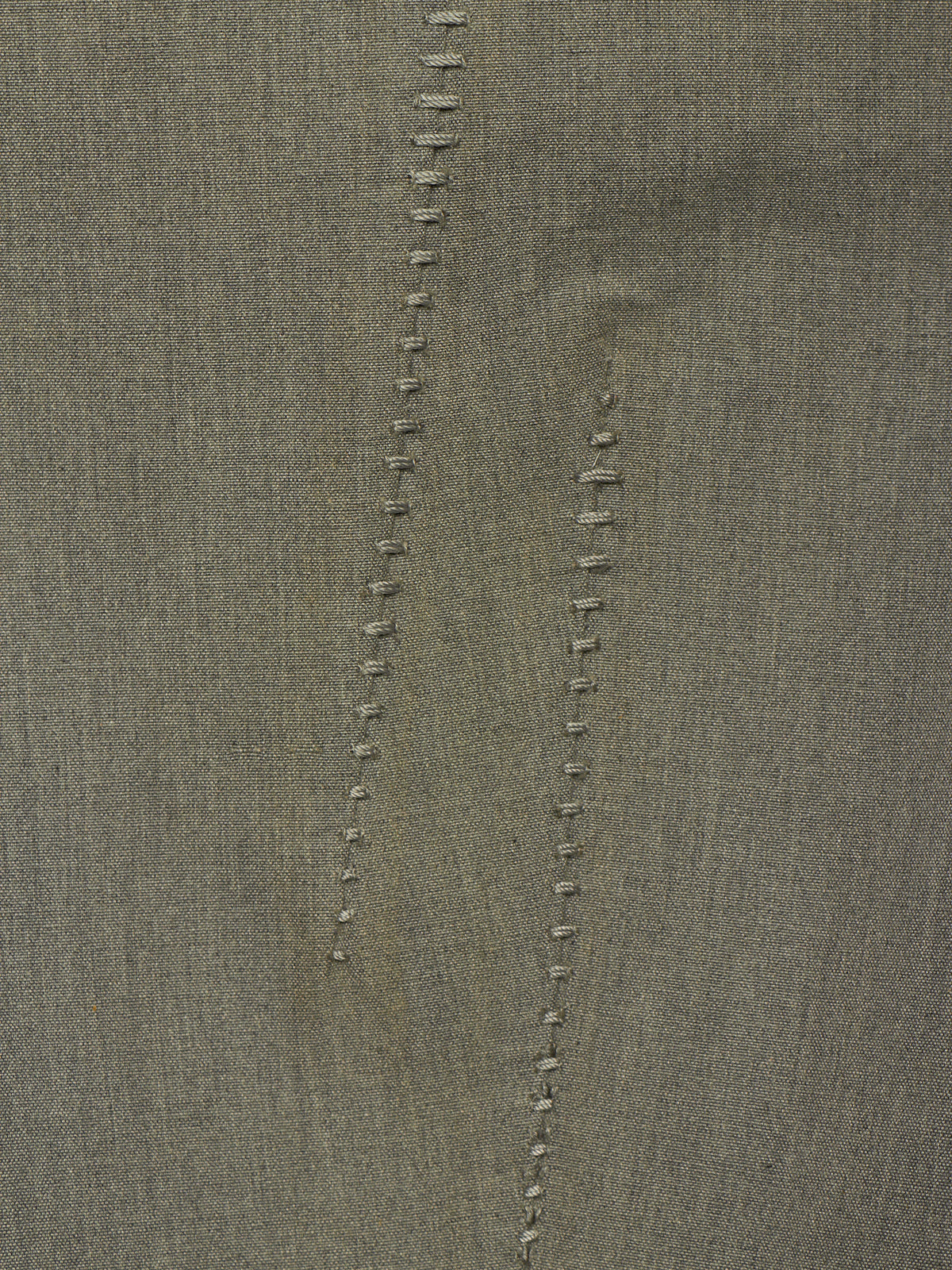 Carol Christian Poell 'GM/2622B CORAWO/7' Grey Visible Meltlock Unlined Dead-End Long Blazer