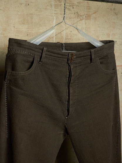 Carol Christian Poell 'JM/2625 KIT-RTC/11' Grey Overlock Dead-End Denim
