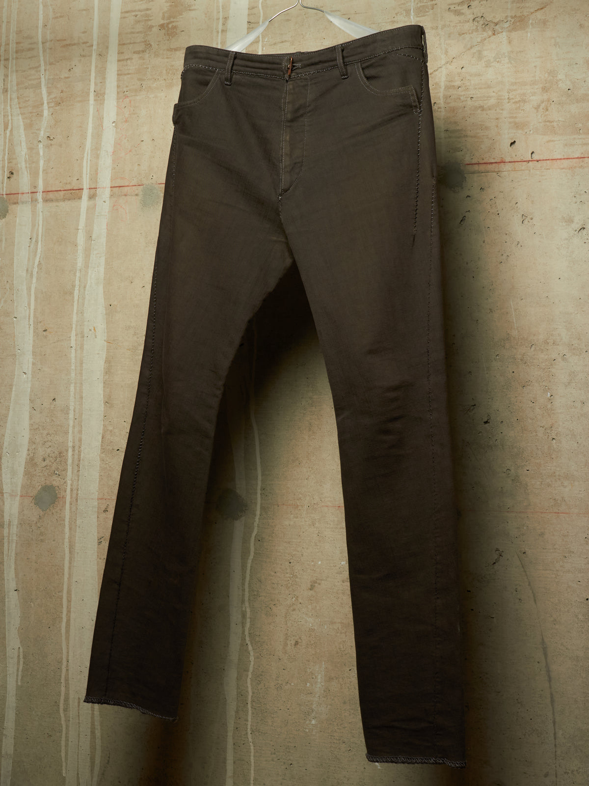 Carol Christian Poell 'JM/2625 KIT-RTC/11' Grey Overlock Dead-End Denim