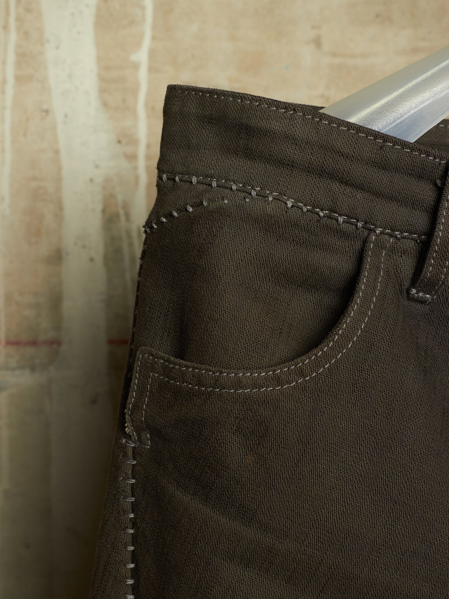 Carol Christian Poell 'JM/2625 KIT-RTC/11' Grey Overlock Dead-End Denim