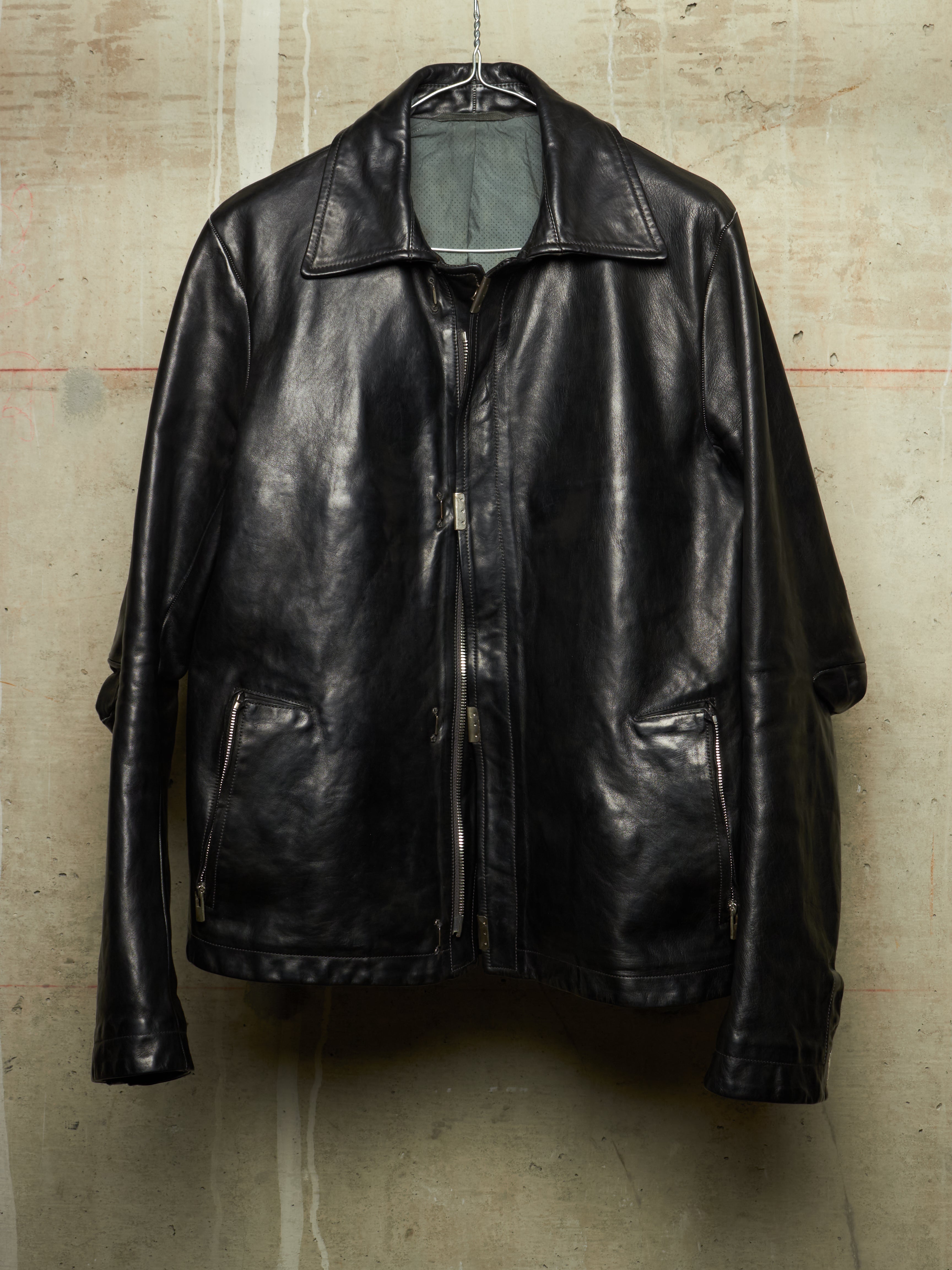 CCP Lined Scarstitch Horse Leather Jacket (Size 48) | DRIEW