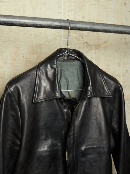 Carol Christian Poell ‘LM/2498 CORS-PTC/010’ Object-dyed Lined Scarstitch Horse Leather Jacket (Size 48)