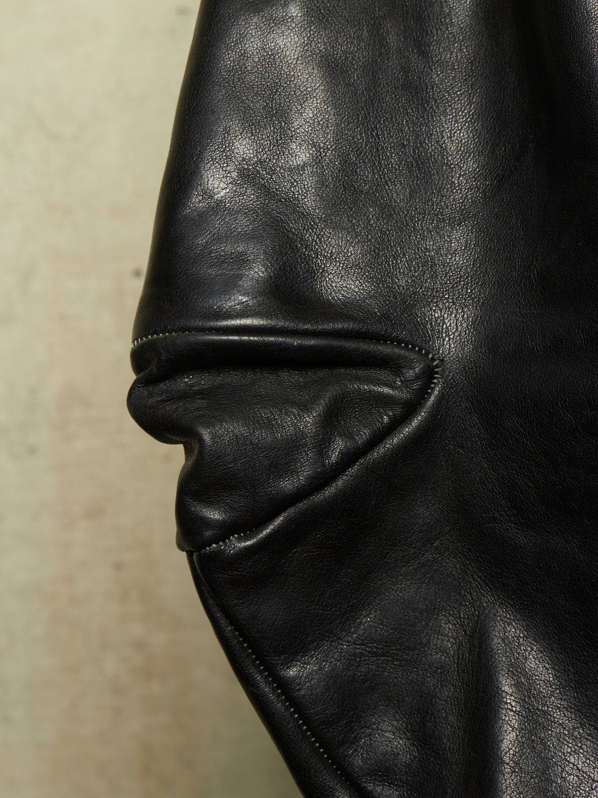 Carol Christian Poell ‘LM/2498 CORS-PTC/010’ Object-dyed Lined Scarstitch Horse Leather Jacket (Size 48)
