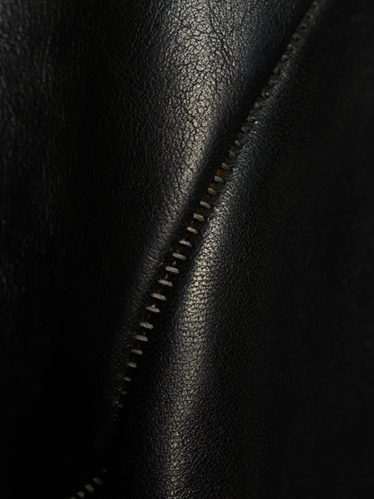 Carol Christian Poell ‘LM/2498 CORS-PTC/010’ Object-dyed Lined Scarstitch Horse Leather Jacket (Size 48)
