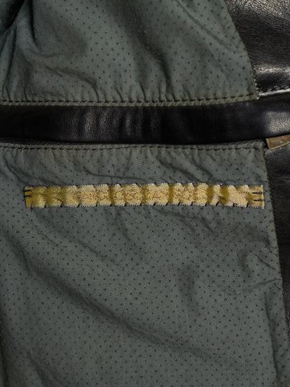 Carol Christian Poell ‘LM/2498 CORS-PTC/010’ Object-dyed Lined Scarstitch Horse Leather Jacket (Size 48)