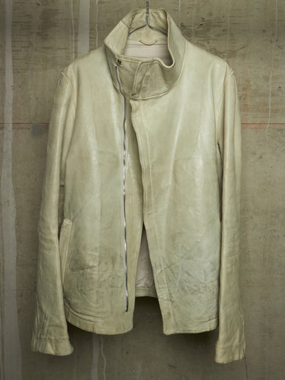 Carol Christian Poell 'LM/2599 BIAS-PTC/33' High Neck Bison Leather Jacket
