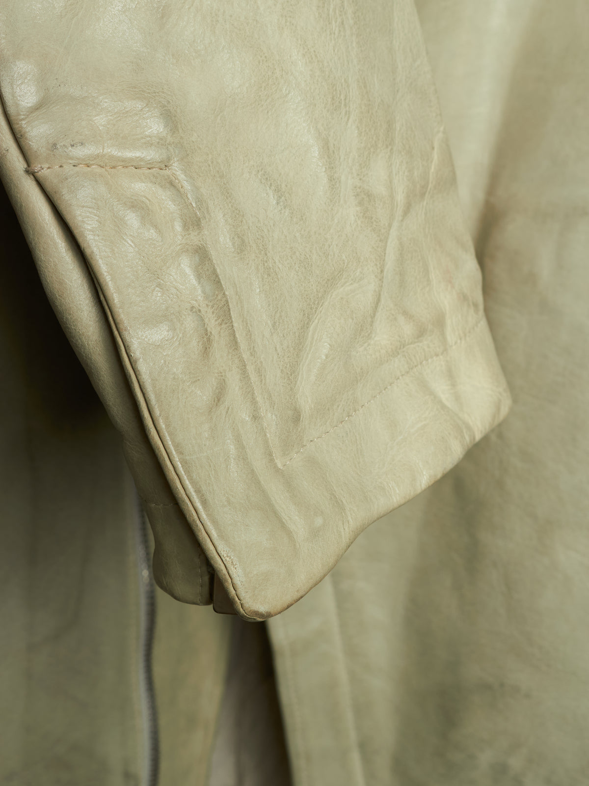 Carol Christian Poell 'LM/2599 BIAS-PTC/33' High Neck Bison Leather Jacket