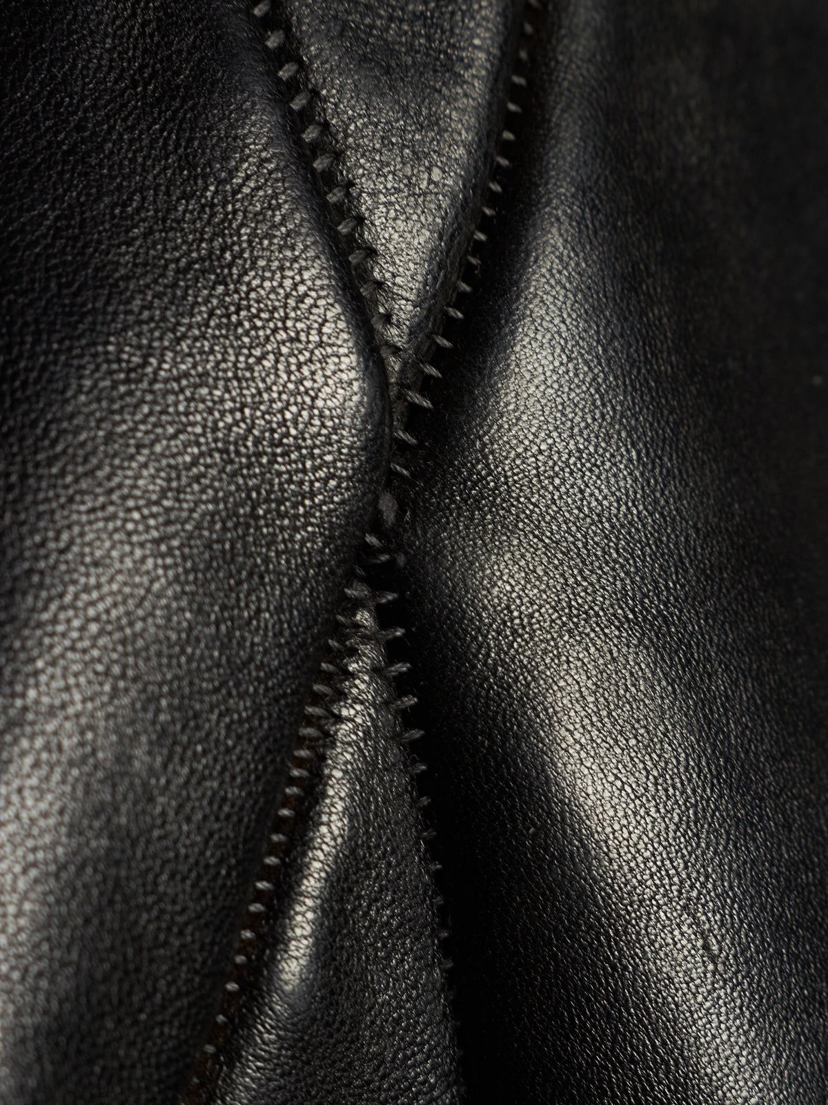 Carol Christian Poell 'LM/2599GP CORS-PTC/010' Object-dyed Lined Arthostic Titanium Elbow Horse Leather Jacket