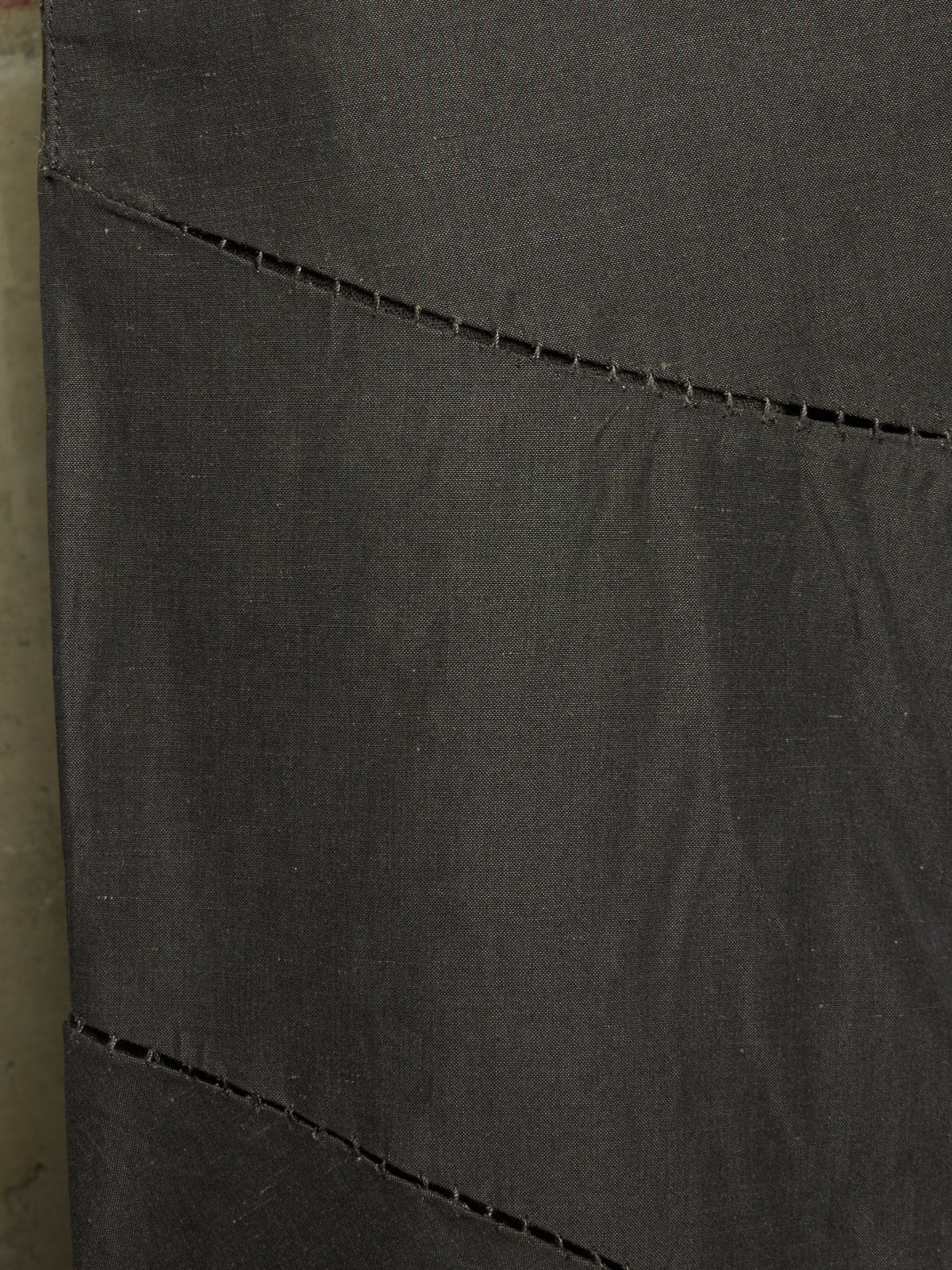 Carol Christian Poell 'PM/2504 SPLINTER/9' Grey Chain Seam Classic Spiral Pants