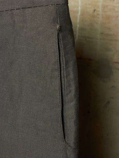 Carol Christian Poell 'PM/2504 SPLINTER/9' Grey Chain Seam Classic Spiral Pants