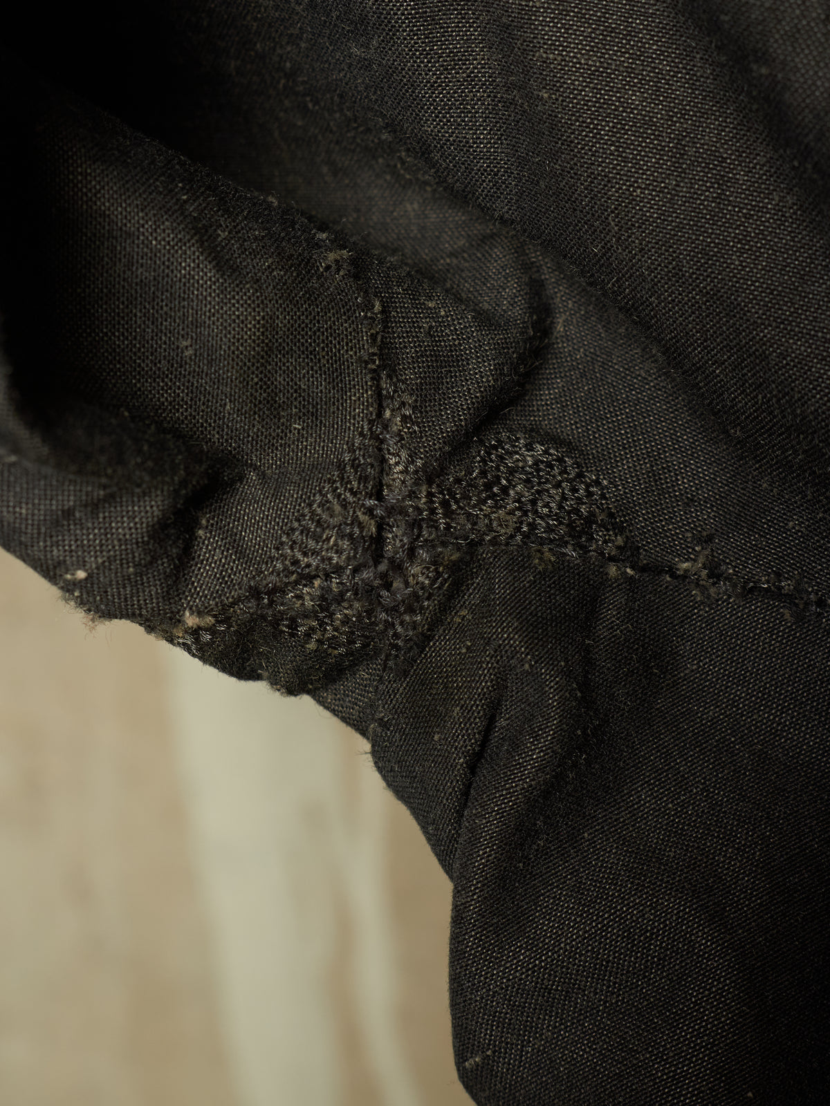 Carol Christian Poell 'PM/2504 SPLINTER/9' Grey Chain Seam Classic Spiral Pants