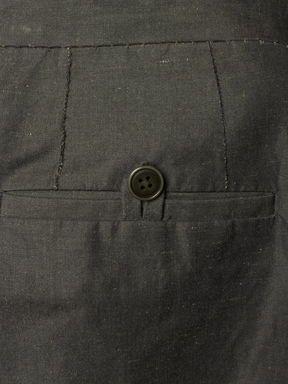 Carol Christian Poell 'PM/2504 SPLINTER/9' Grey Chain Seam Classic Spiral Pants