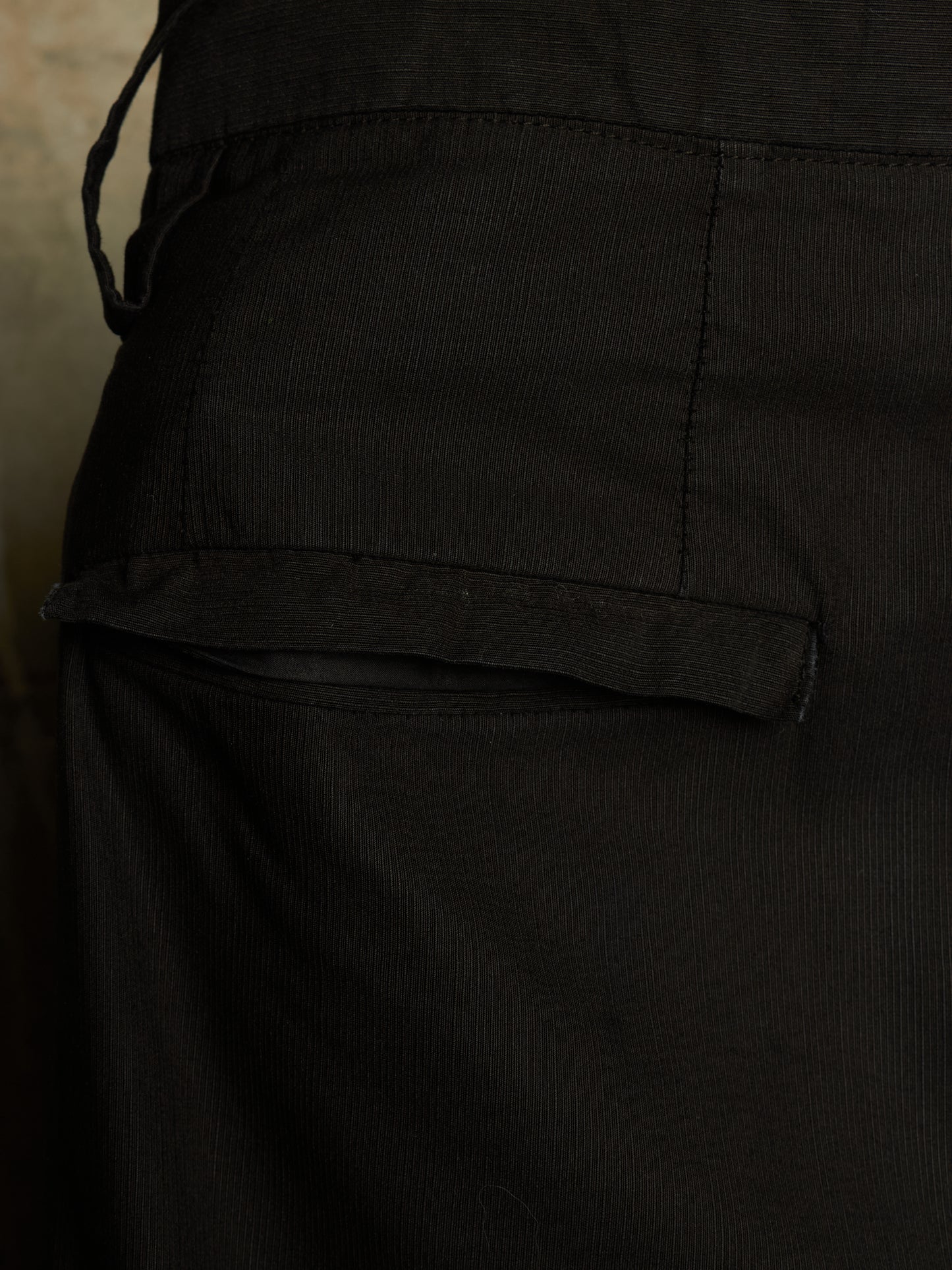 Carol Christian Poell 'PM/2671OD CORD-PTC/10' Object-dyed Visible Meltlock Front Zip Trousers