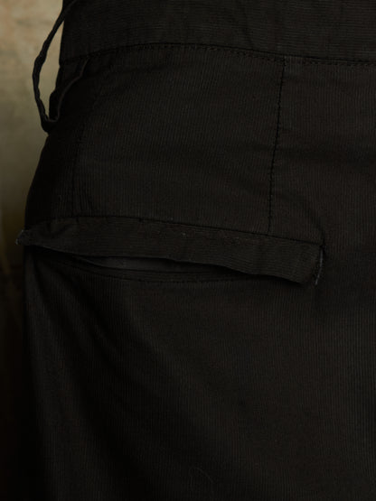 Carol Christian Poell 'PM/2671OD CORD-PTC/10' Object-dyed Visible Meltlock Front Zip Trousers